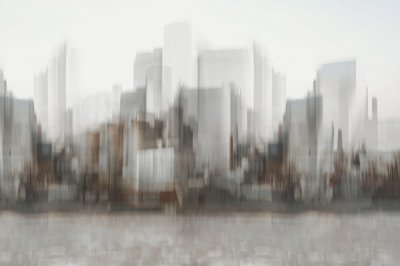 Reflejo difuso de un paisaje urbano de Christina Sillen