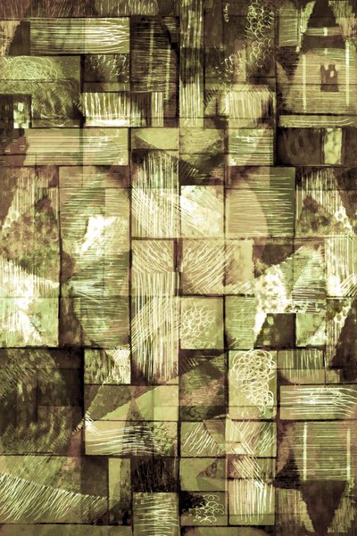 Fragmentos geométricos de tonos terrosos de Christina Sillen