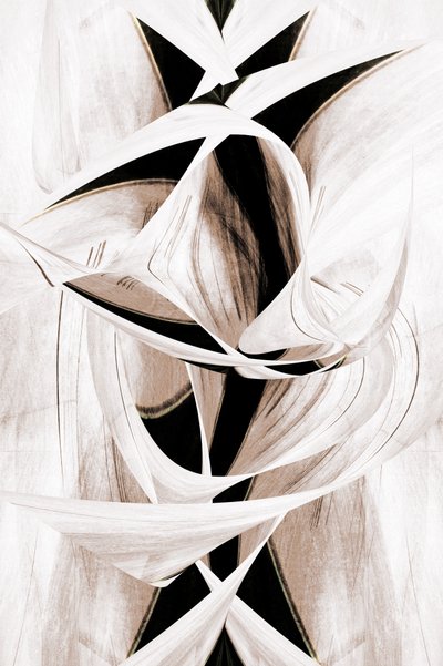 Curvas abstractas elegantes de Christina Sillen