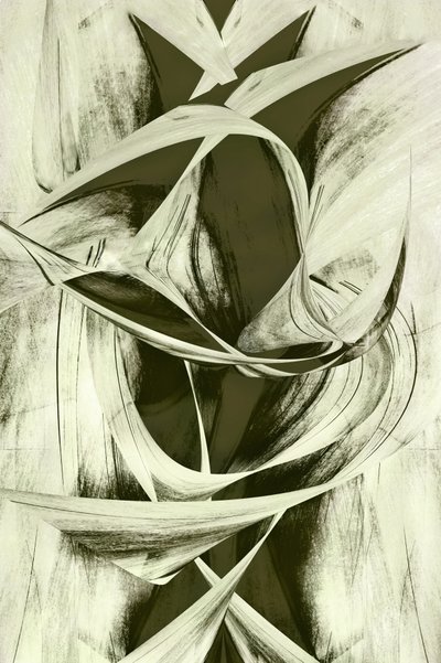 Formas abstractas fluidas de Christina Sillen