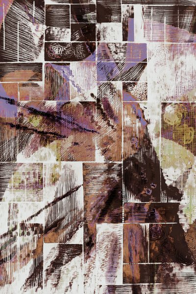 Abstracto terroso con textura de Christina Sillen