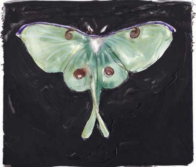 Polilla Luna Verde de Christine Lindstrom