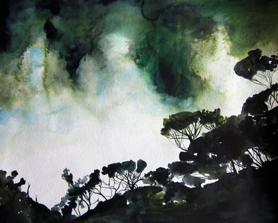 Cielo del bosque de Moody de Christine Lindstrom