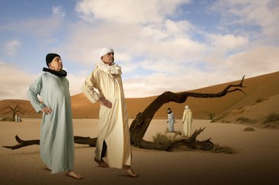 Hombres del desierto que se mantienen erguidos de Christine von Diepenbroek