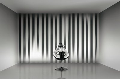 Figura de la habitación a rayas de Christine von Diepenbroek