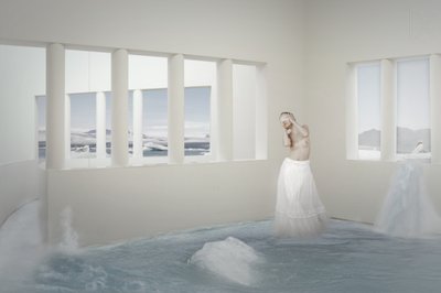 Una mujer en una habitación ártica de Christine von Diepenbroek