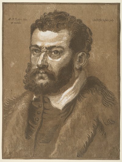 Busto de un hombre con barba Doge Giovanni Cornaro, 1632-1636 de Christoffel Jegher