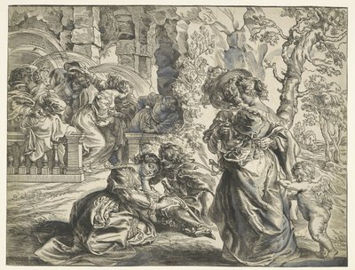 Love Garden (hoja derecha) de Christoffel Jegher