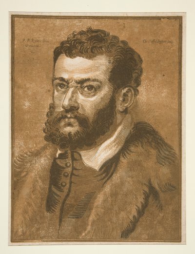 retrato de un hombre barbudo de Christoffel Jegher