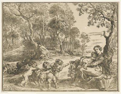 Descanso en la Huida a Egipto de Christoffel Jegher