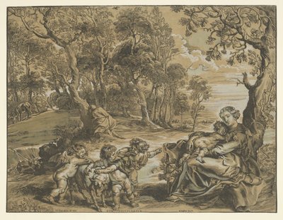 Descanso en la Huida a Egipto de Christoffel Jegher