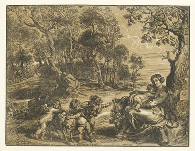 Descanso en la Huida a Egipto de Christoffel Jegher