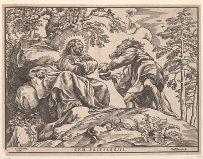 Tentación de Cristo de Christoffel Jegher