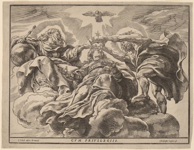 Coronación de la Virgen de Christoffel Jegher after Sir Peter Paul Rubens