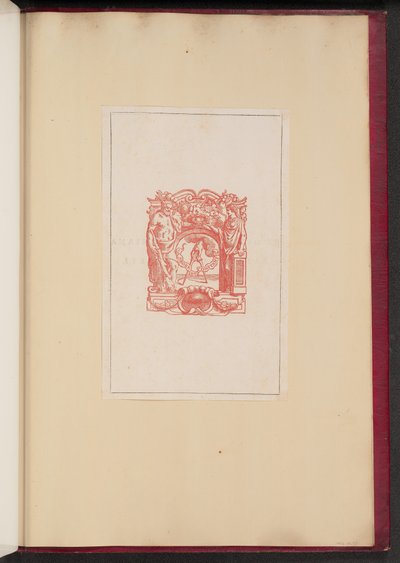 Dispositivo del impresor para la prensa Plantin de Christoffel Jegher after Sir Peter Paul Rubens