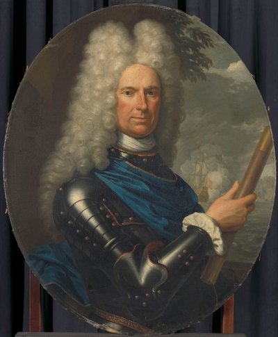 Retrato del contralmirante Arent van Buren de Christoffel Lubienitzki