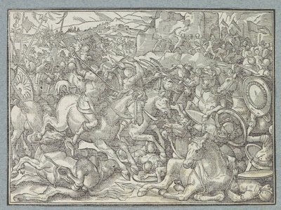 Batalla en la cara de la roca
Batalla de los israelitas contra los benjaminitas de Christoffel van Sichem (I)