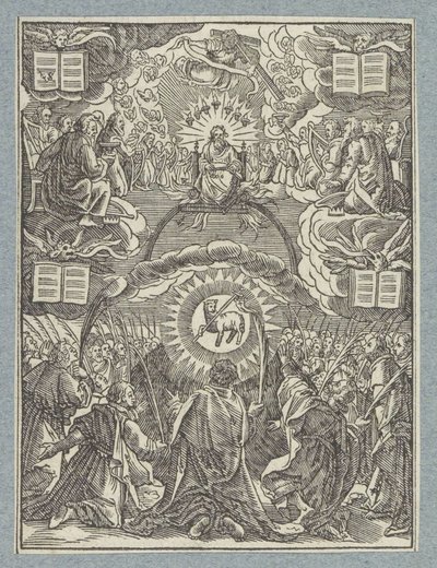 Adoración del Cordero Místico de Christoffel van Sichem (II)