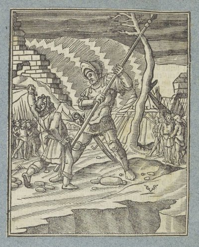 David vence a Goliat de Christoffel van Sichem (II)