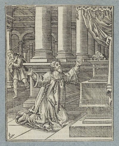 El arrepentimiento y el castigo de David de Christoffel van Sichem (II)