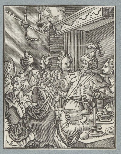 Fiesta de Belsasar de Christoffel van Sichem (II)