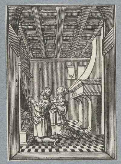 Noche de bodas de Tobías y Sara de Christoffel van Sichem (II)