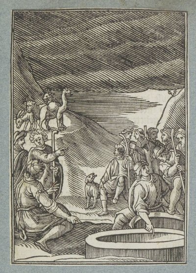 José es arrojado al pozo de Christoffel van Sichem (II)