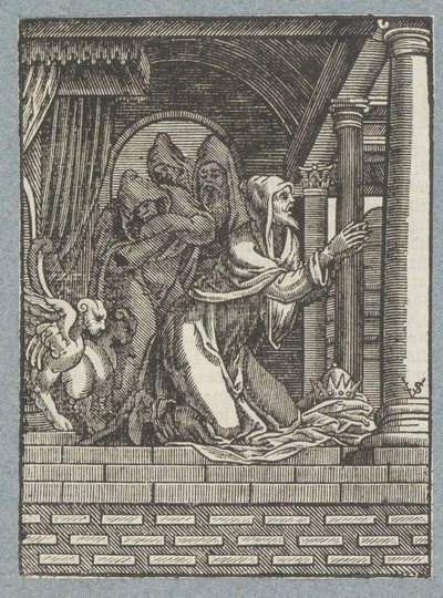 El rey de Nínive hace penitencia de Christoffel van Sichem (II)
