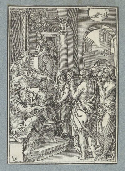 ancianos en la corte de Christoffel van Sichem (II)