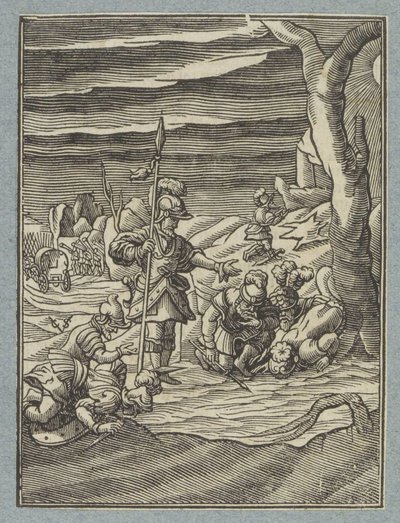 Selección de los hombres de Gedeón de Christoffel van Sichem (II)