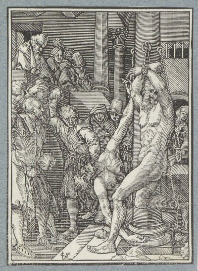 Lapidación de los ancianos de Christoffel van Sichem (II)