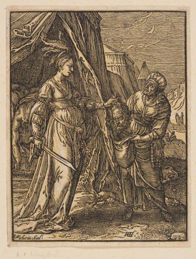 Judith con la cabeza de Holofernes de Christoffel van Sichem I