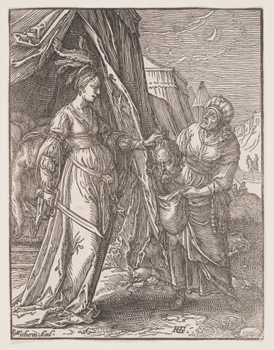 Judith con la cabeza de Holofernes de Christoffel van Sichem I