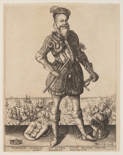 Robert Dudley, Conde de Leicester de Christoffel van Sichem I