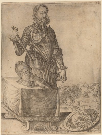 Guillermo de Nassau, Príncipe de Orange de Christoffel van Sichem I after Hendrik Goltzius