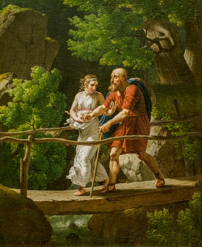 Edipo y Antígona de Christoffer-Wilhelm Eckersberg
