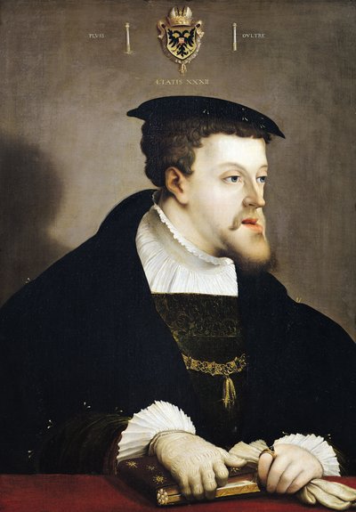 Carlos V (1500-58) Emperador del Sacro Imperio Romano de Christoph Amberger