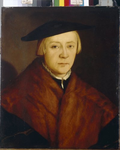 Retrato de un hombre (Retrato de un hombre). Pintura de Christophe Amberger (circa 1500-1562), óleo sobre madera, posterior a 1548. Arte alemán de Christoph Amberger