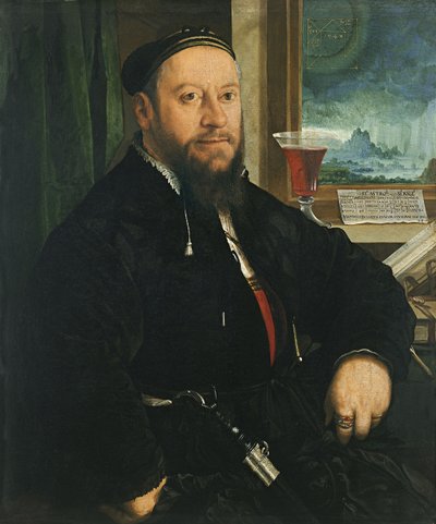 Retrato de Matthäus Schwarz de Christoph Amberger