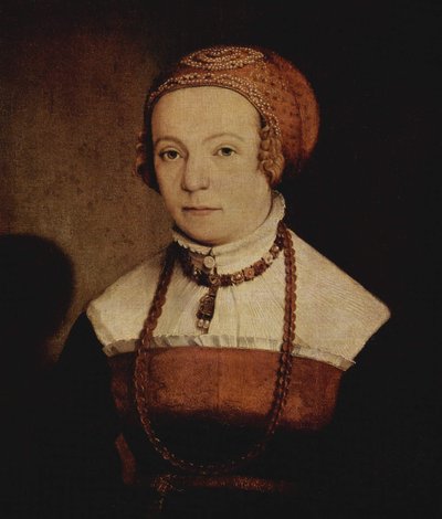 Retrato de mujer de Christoph Amberger