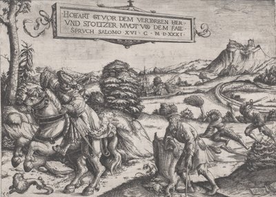 El Orgullo Precede a la Caída, 1531 de Christoph Bockstorffer
