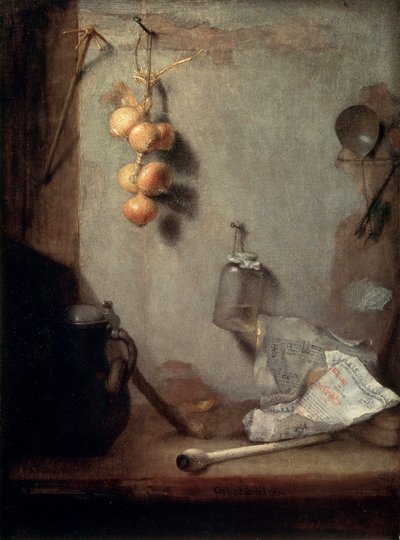Naturaleza muerta, 1660 de Christoph Paudiss