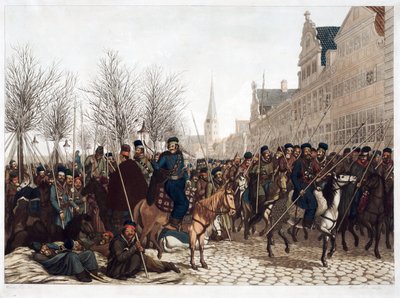 Cosacos en Hamburgo, 18 de marzo de 1813 - Suhr, Christoph de Christoph Suhr