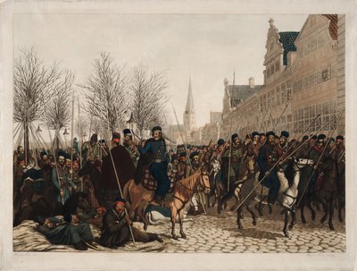 Cosacos en Hamburgo, 18 de marzo de 1813, 1813 de Christoph Suhr