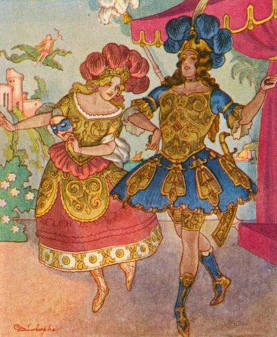 Ballett Und Oper / Ballet y ópera (litografía en color) de Christophe (1856 1945)