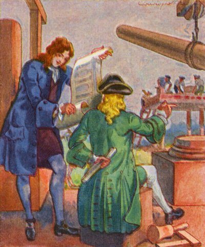 Baumeister / Constructor (litografía en color) de Christophe (1856 1945)