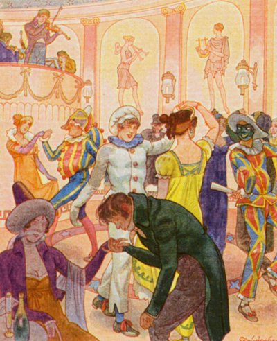 Redoute / Reducto (litografía en color) de Christophe (1856 1945)