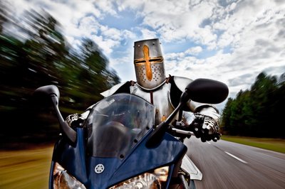 Caballero en moto de Christophe Kiciak