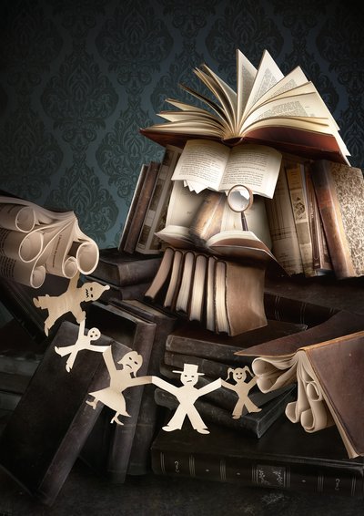El mundo de los libros de Paper People de Christophe Kiciak