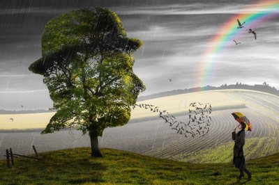 Lluvia surrealista y esperanza de Christophe Kiciak